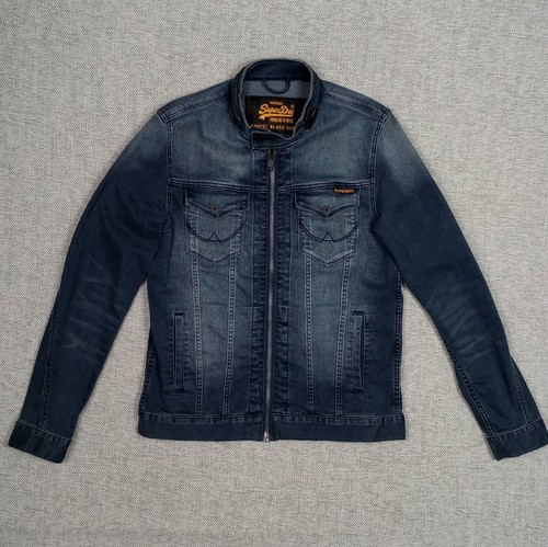 Superdry black copper denim - black,