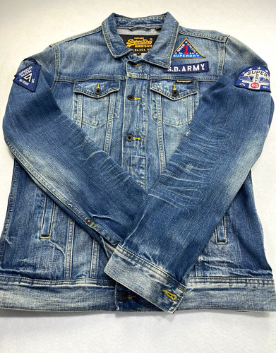 Superdry copper black denim - copper,