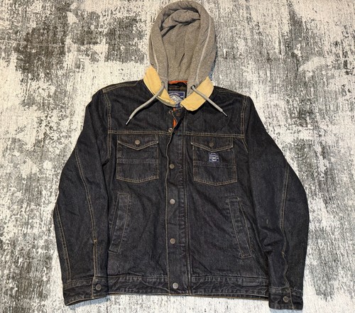Superdry denim hooded jacket - superdry,