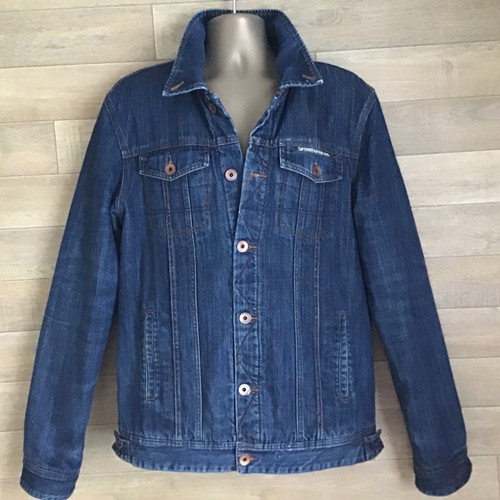 Superdry denim trucker biker - denim,